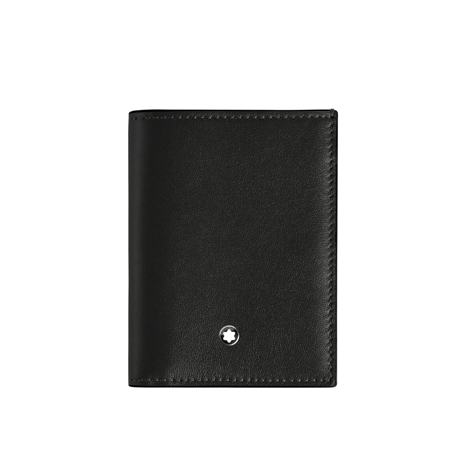 Portafoglio piccolo Montblanc pelle quattro scomparti nero MISURA UNICA