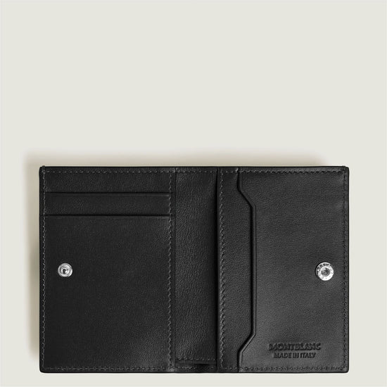 Portafoglio piccolo Montblanc pelle quattro scomparti nero MISURA UNICA