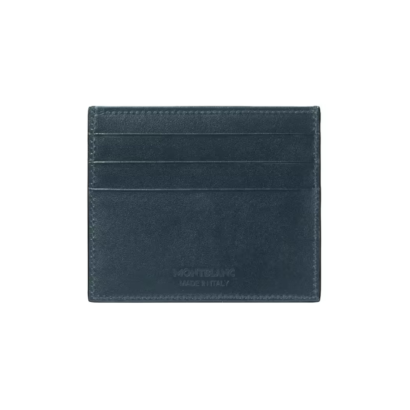 Porta carte Montblanc Meisterstück in pelle velvet blue MISURA UNICA