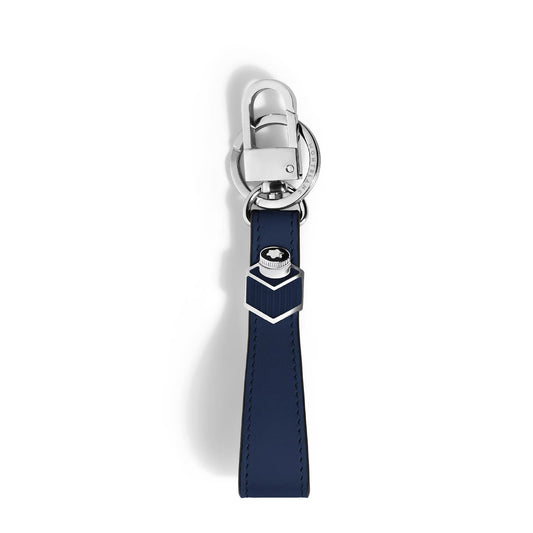 Portachiavi Montblanc Inkwell Meisterstück in pelle colore blu MISURA UNICA