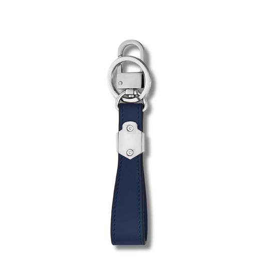 Portachiavi Montblanc Inkwell Meisterstück in pelle colore blu MISURA UNICA