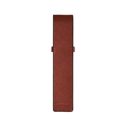 Astuccio Montblanc Envelope in pelle color quercia rossa MISURA UNICA