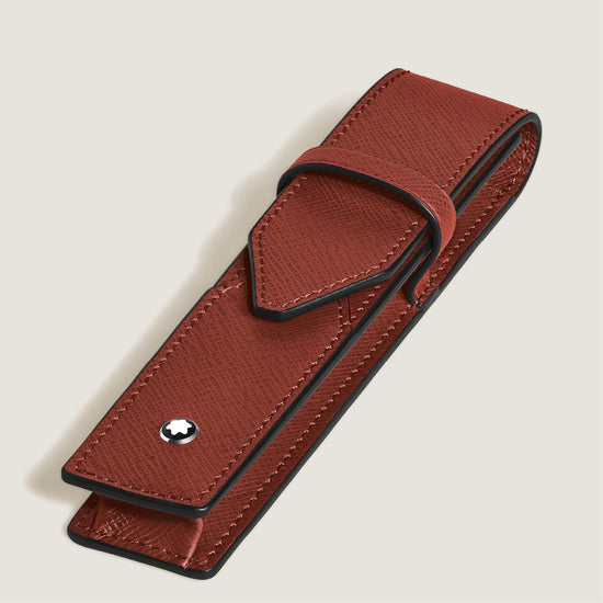 Astuccio Montblanc Envelope in pelle color quercia rossa MISURA UNICA