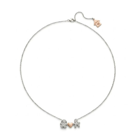 Collana leBebé I Girocuore Special in oro 18kt doppia sagoma MISURA UNICA