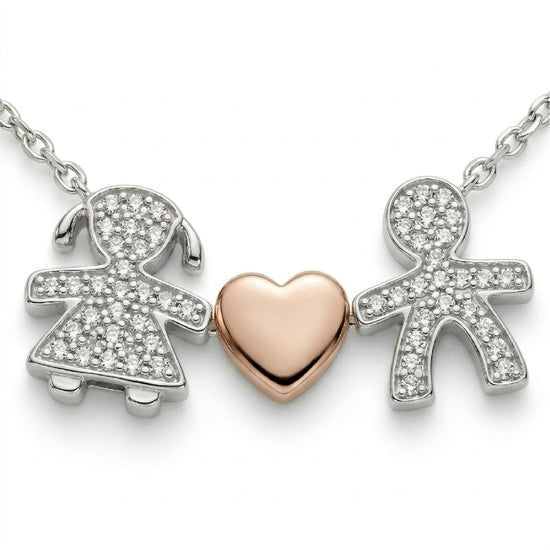 Collana leBebé I Girocuore Special in oro 18kt doppia sagoma MISURA UNICA