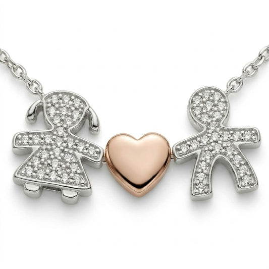 Collana leBebé I Girocuore Special in oro 18kt doppia sagoma MISURA UNICA