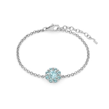 Bracciale Miluna in argento 925 con topazio azzurro da donna MI.BRD993