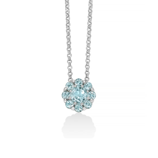 Collana con pendente Miluna argento 925 con topazio da donna MI.CLD4796