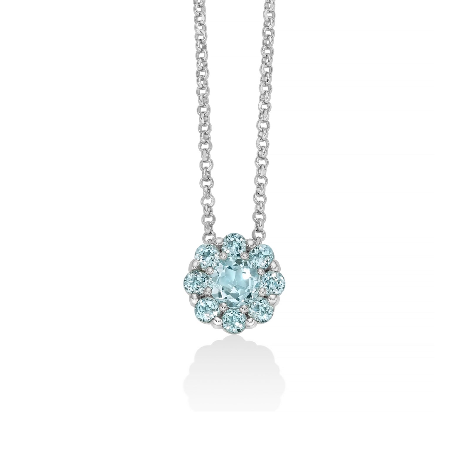 Collana con pendente Miluna argento 925 con topazio da donna MI.CLD4796