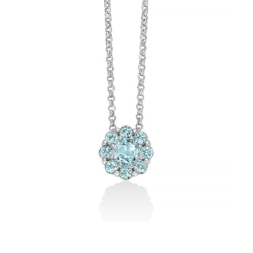 Collana con pendente Miluna argento 925 con topazio da donna MI.CLD4796