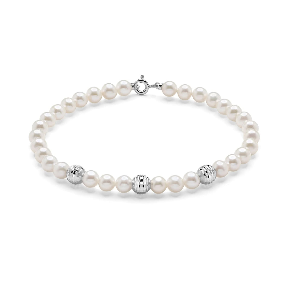 Bracciali in oro con pietra Miluna donna