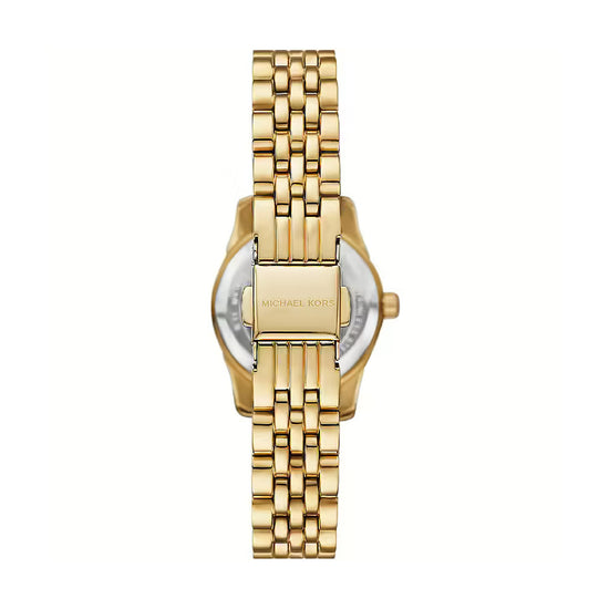Orologio Michael Kors in acciaio dorato quadrante verde MISURA UNICA