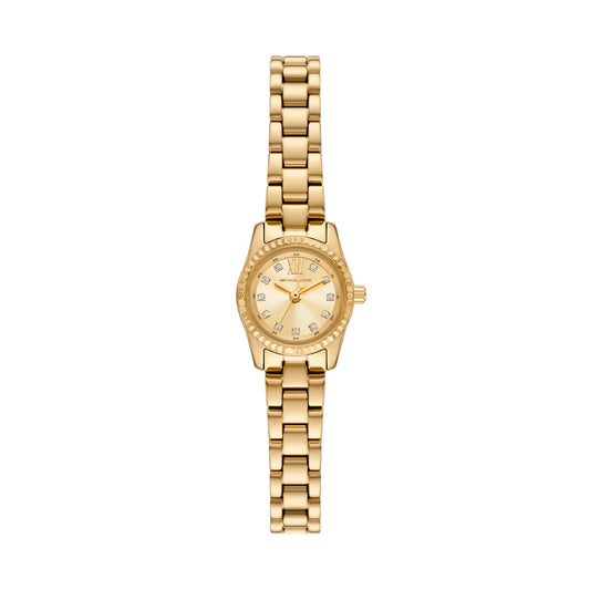 Orologio solo tempo donna Michael Kors in acciaio dorato MISURA UNICA
