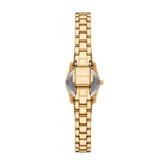 Orologio solo tempo donna Michael Kors in acciaio dorato MISURA UNICA