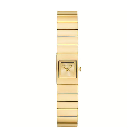 Orologio donna Michael Kors acciaio oro cassa quadrata MISURA UNICA