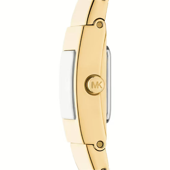 Orologio donna Michael Kors acciaio oro cassa quadrata MISURA UNICA
