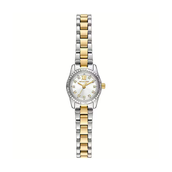 Orologio donna Michael Kors acciaio bicolor con cristalli MISURA UNICA