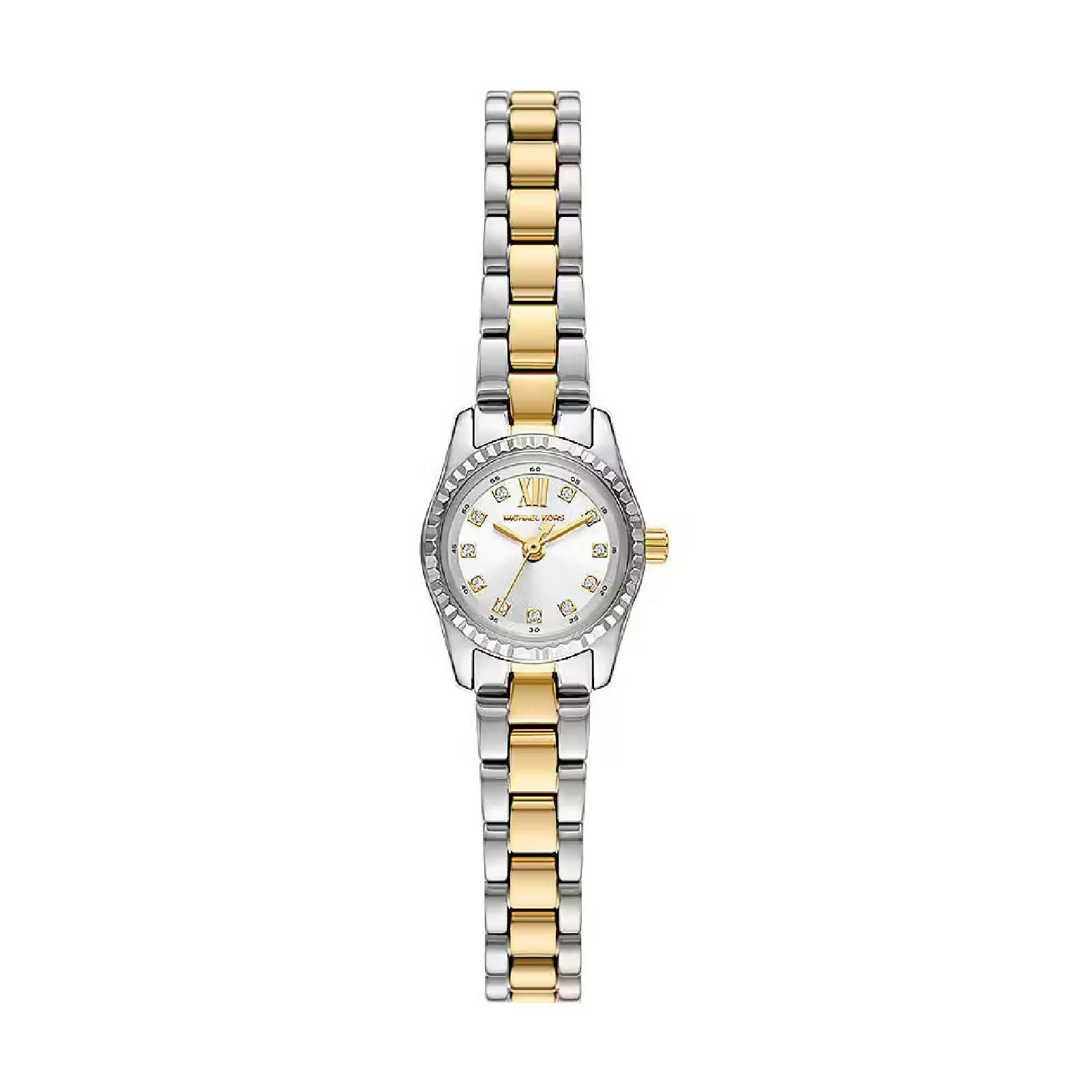 Orologio donna Michael Kors acciaio bicolor con cristalli MISURA UNICA