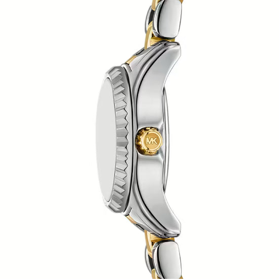 Orologio donna Michael Kors acciaio bicolor con cristalli MISURA UNICA