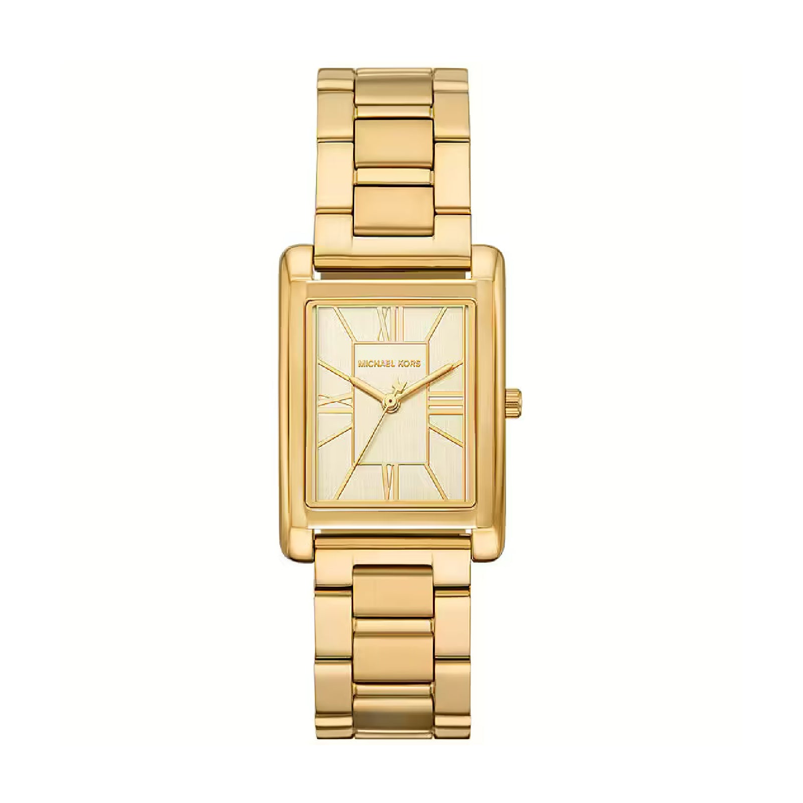 Orologio Michael Kors in acciaio oro cassa rettangolo MISURA UNICA