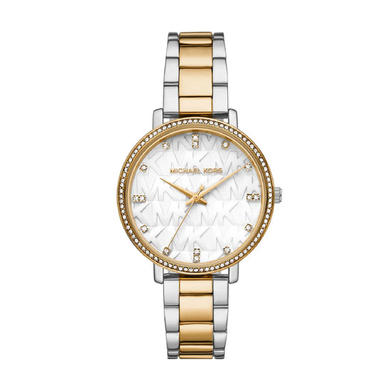 Orologio donna Michael Kors Pyper in acciaio e oro MISURA UNICA