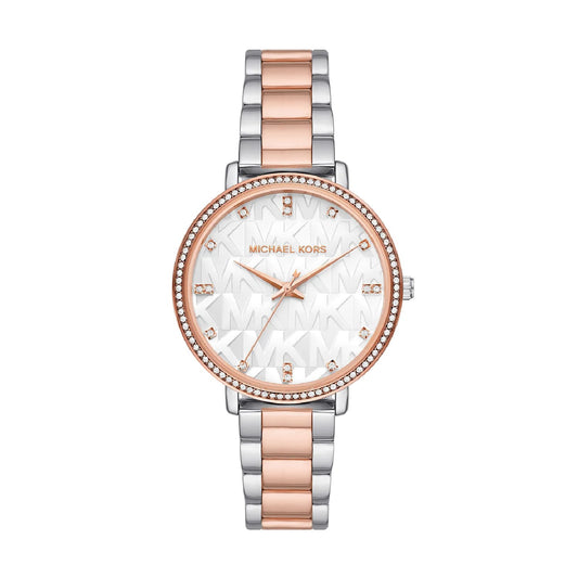 Orologio donna Michael Kors Pyper acciaio e pvd rosa MISURA UNICA