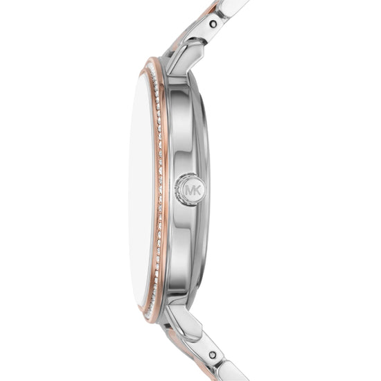 Orologio donna Michael Kors Pyper acciaio e pvd rosa MISURA UNICA
