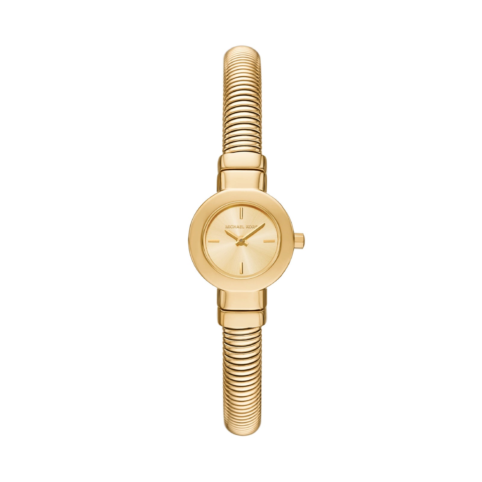 Orologio sotile da donna Michael Kors in acciaio dorato MISURA UNICA
