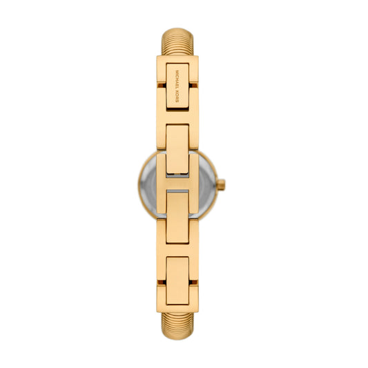 Orologio sotile da donna Michael Kors in acciaio dorato MISURA UNICA