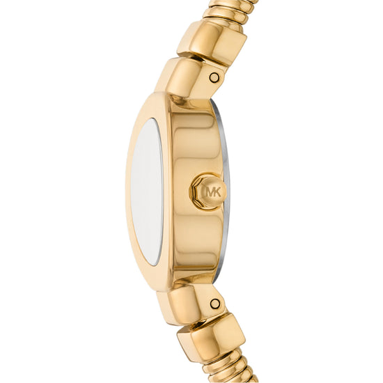 Orologio sotile da donna Michael Kors in acciaio dorato MISURA UNICA