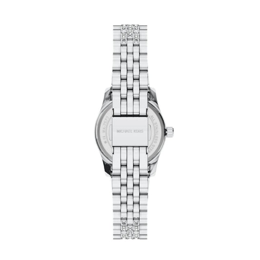 Orologio Michael Kors Petite Lexington acciaio argento e pavé MISURA UNICA