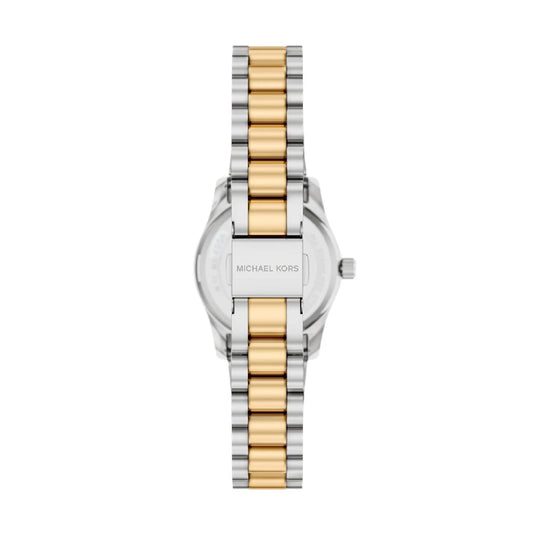 Orologio Michael Kors Petite Lexington quadrante azzurro e pavé MISURA UNICA