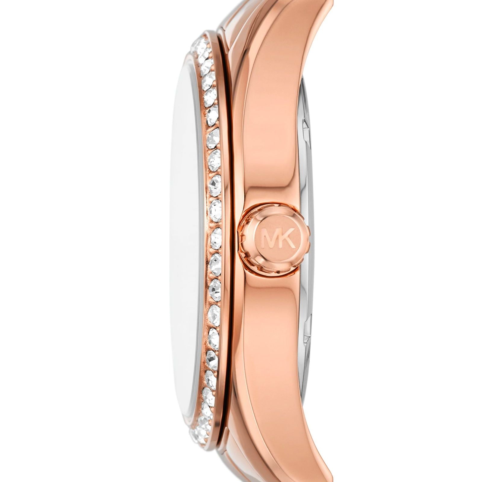 Cofanetto orologio orecchini bracciale Michael Kors donna acciaio rosé cristalli MK1088SET-3