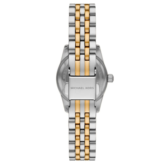 Orologio donna solo tempo Michael Kors Lexington acciaio oro, argento e cristalli MK4740-2