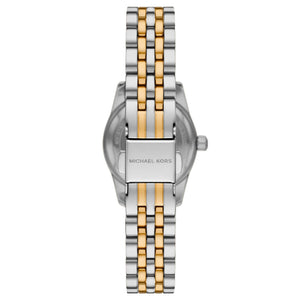 Orologio solo tempo bicolor Michael Kors Lexington da donna in acciaio color oro e argento con cristalli MK4740