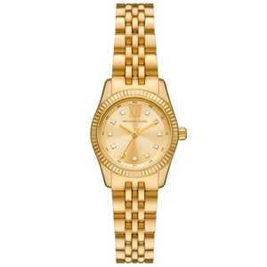 Orologio solo tempo Michael Kors Lexington da donna in acciaio color oro con cristalli MK4741