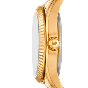 Orologio solo tempo Michael Kors Lexington da donna in acciaio color oro con cristalli MK4741