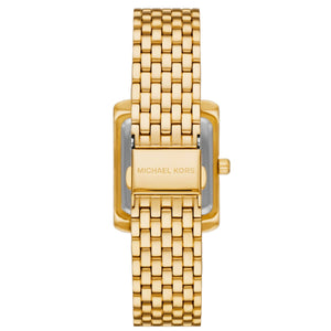 Orologio solo tempo Michael Kors Emery da donna in acciaio color oro e quadrante verde con cristalli MK4742