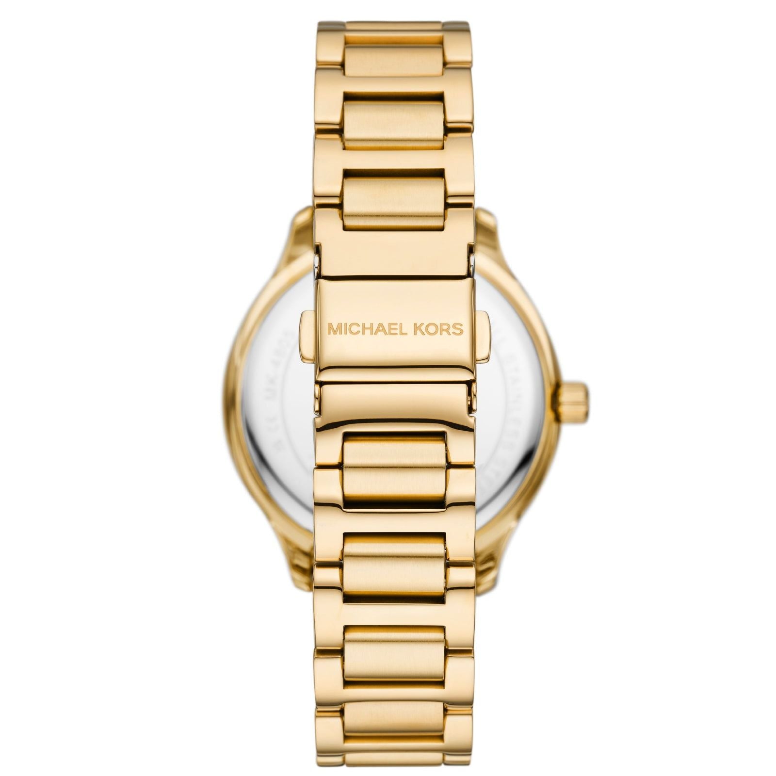 Orologio donna Michael Kors Sage acciaio dorato con cristalli e madreperla 38mm MK4805-2