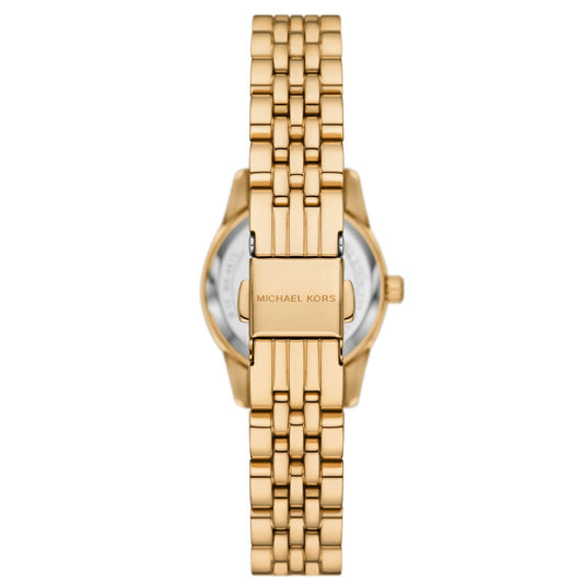 Orologio donna Michael Kors Lexington acciaio oro cristalli quadrante blu 26mm MK4813-2
