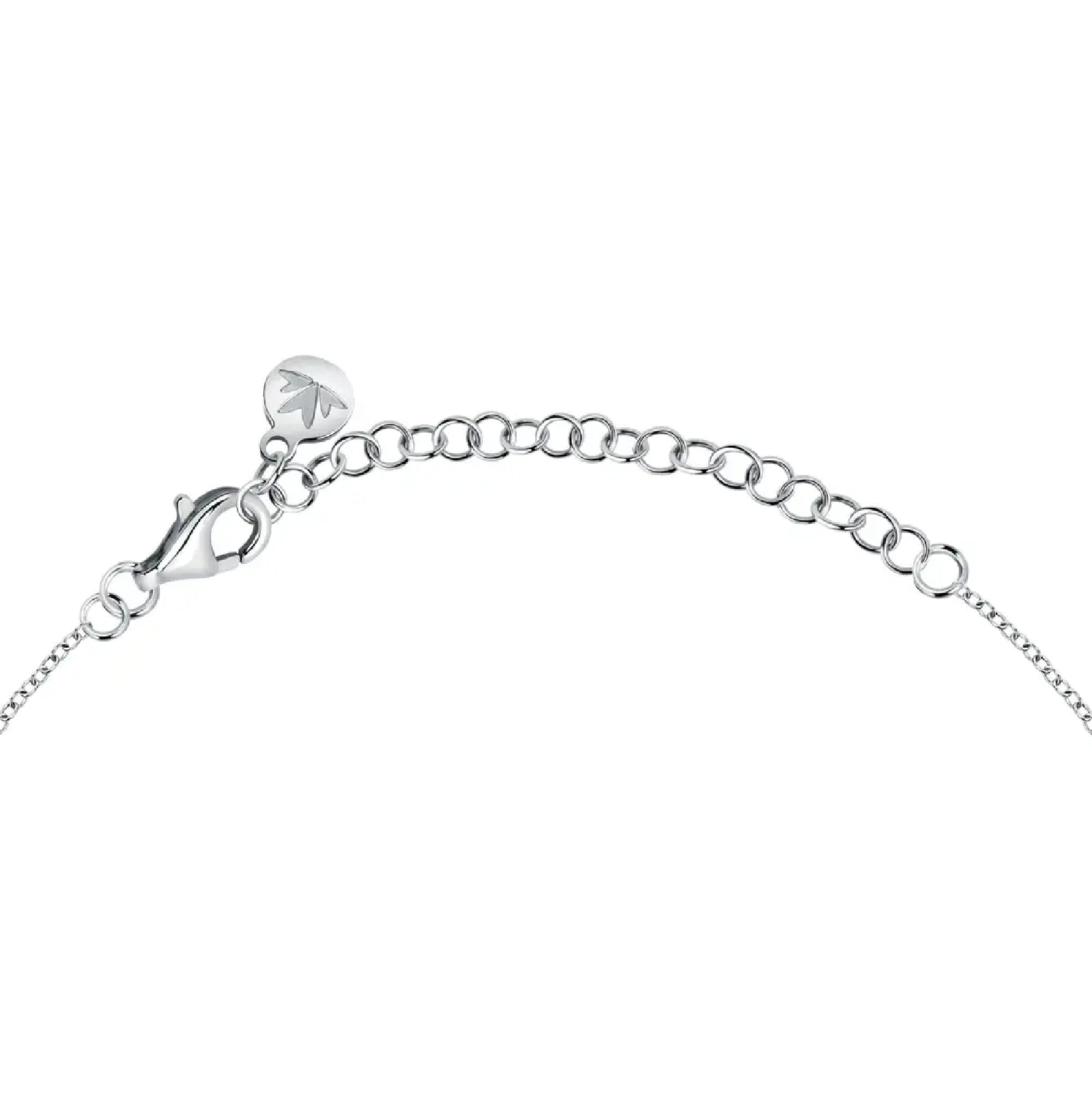 Collana pendente croce Morellato argento 925 e zirconi blu MO.AIW216