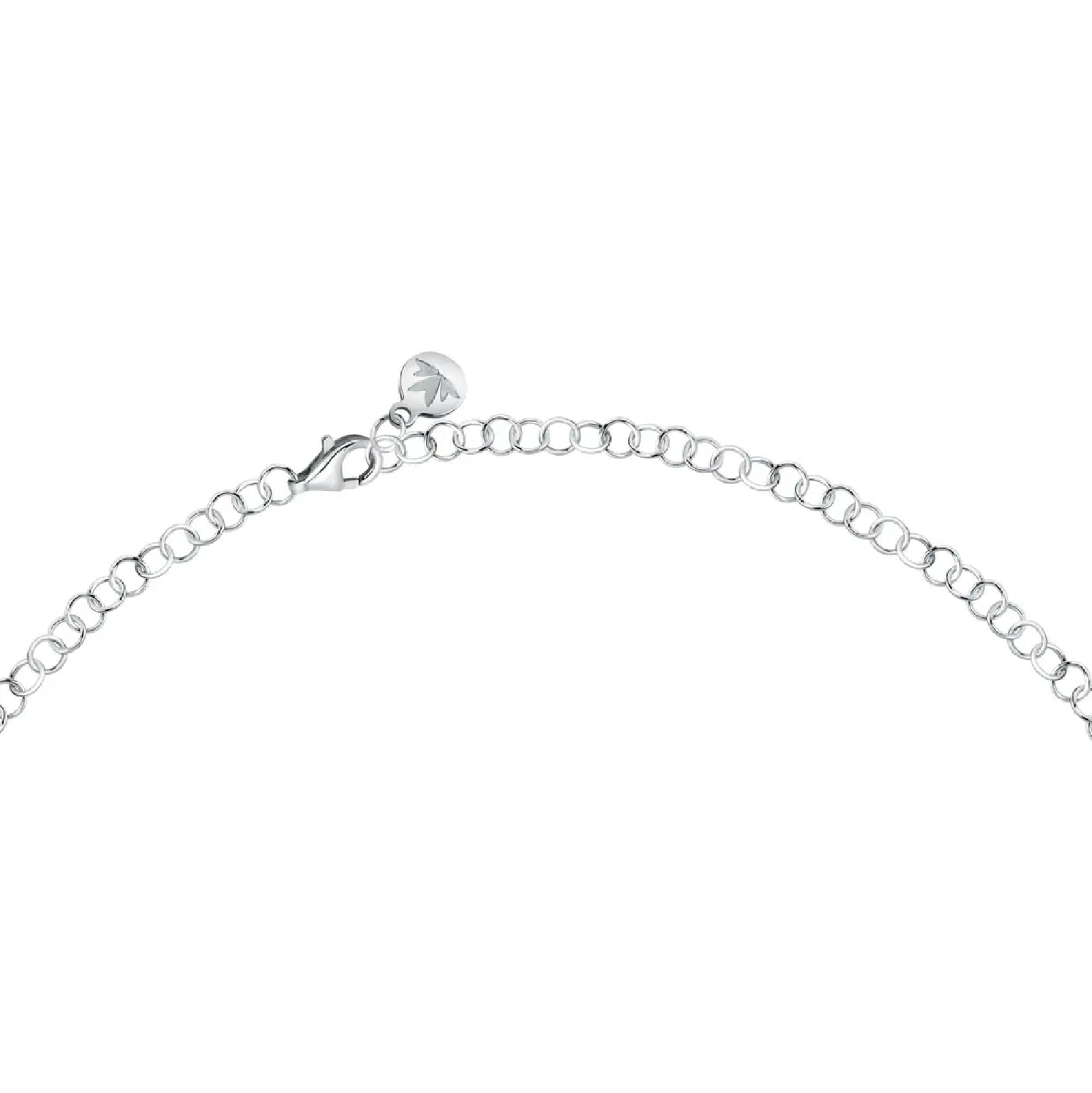 Collana girocollo Morellato in argento 925 con zirconi verdi MO.AIW243
