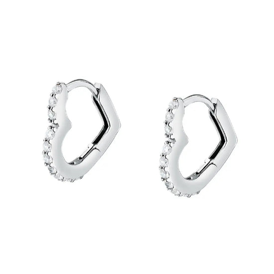 Orecchini a cerchio Morellato in argento 925 con zirconi MO.AIW255
