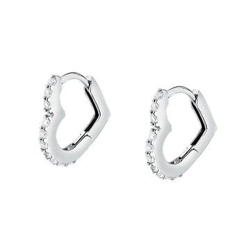 Orecchini a cerchio Morellato in argento 925 con zirconi MO.AIW255