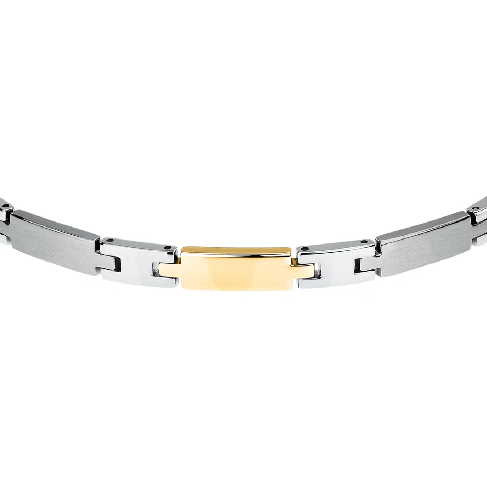 Bracciale da uomo Morellato in acciaio con maglia dorata Regolabile 18-21 cm