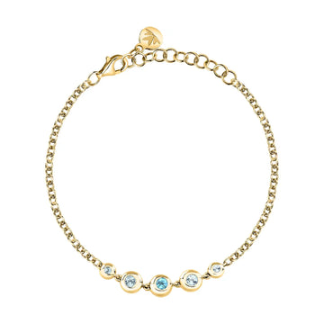 Bracciale Morellato in argento 925 placcato oro con topazi MO.AXN12