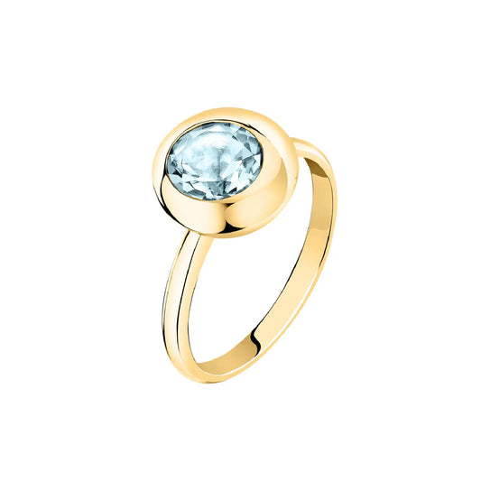 Anello solitario Morellato in argento 925 oro con topazio MO.AXN24012