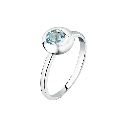 Anello solitario Morellato in argento 925 con topazio MO.AXN27012