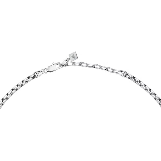 Collana da uomo Morellato in acciaio con lapislazzuli MISURA UNICA