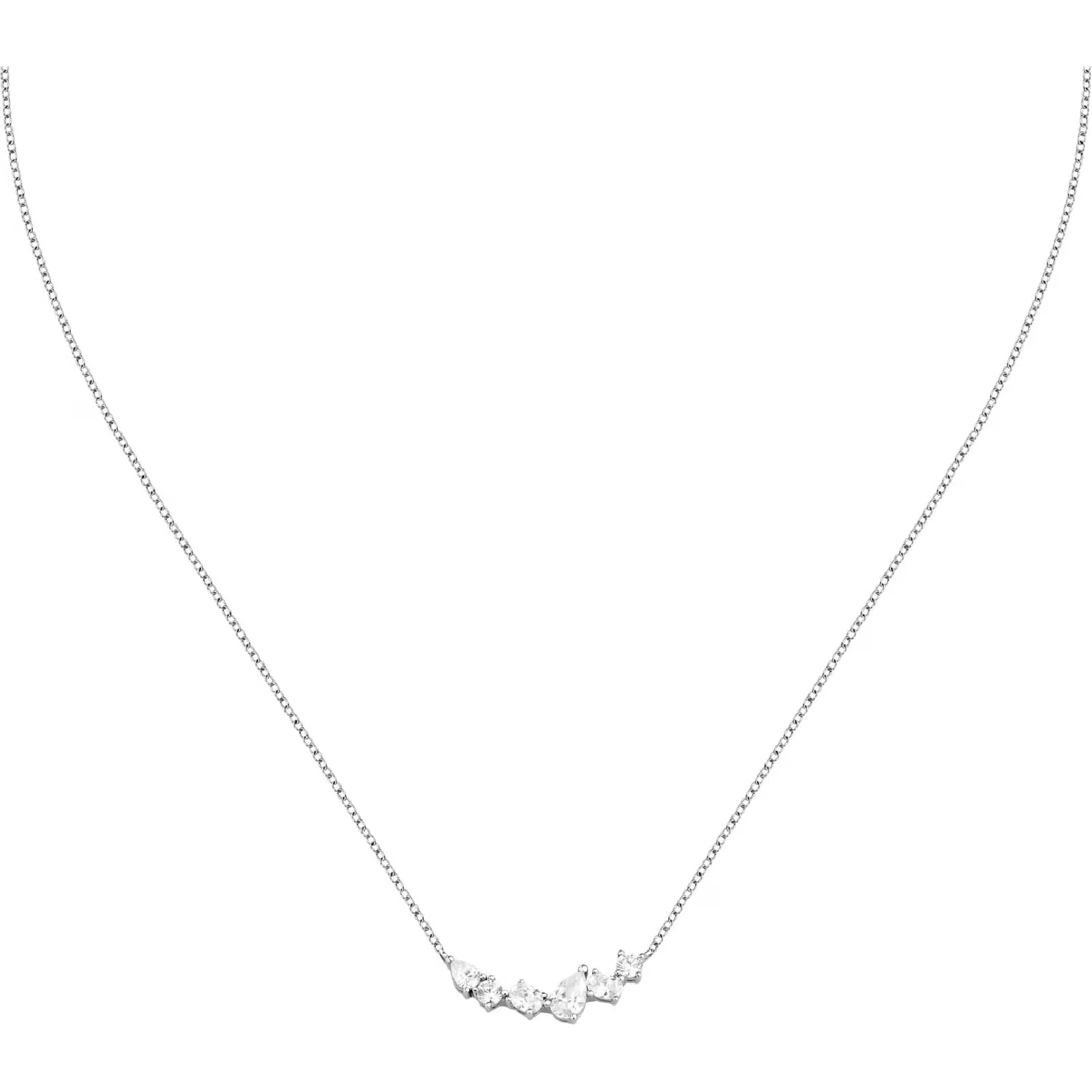 Collana catena Morellato Riflessi in argento e zirconi MISURA UNICA